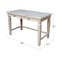 International Concepts Desk, 24 in D X 48 in W X Parawood, Unfinished KOF-72-C47-1 - alternate 4
